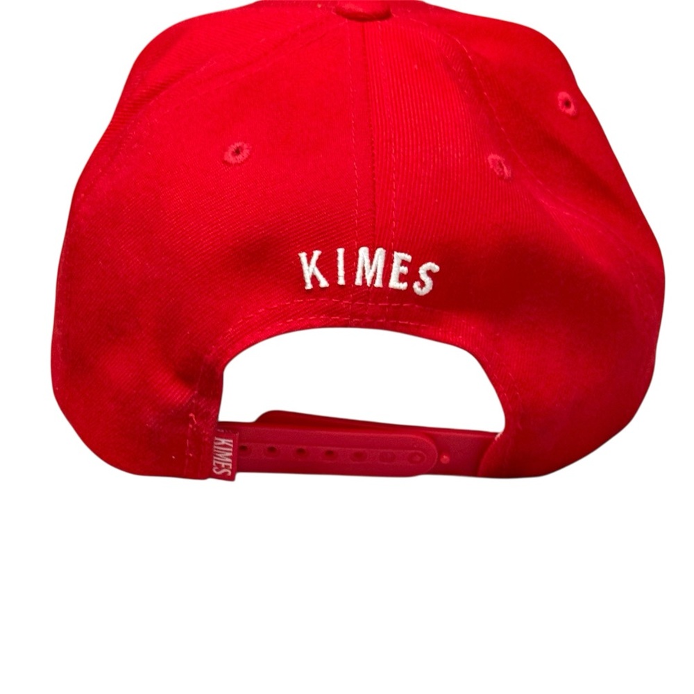 Kimes Ranch Unisex Weekly Tall Trucker Embroidered Wool Blend Red Cap Hat - Picture 3 of 6